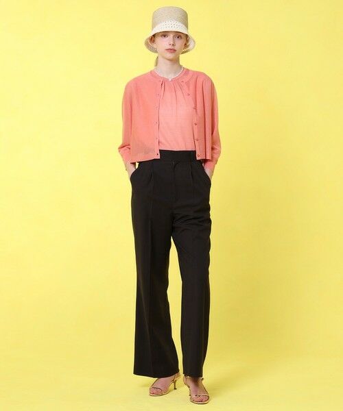 ANAYI / アナイ ニット・セーター | シアー天竺ギャザー プルオーバー | 詳細16