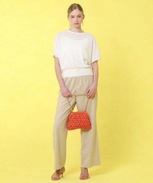 ANAYI / アナイ ニット・セーター | コットンアセテートドルマン プルオーバー | 詳細4