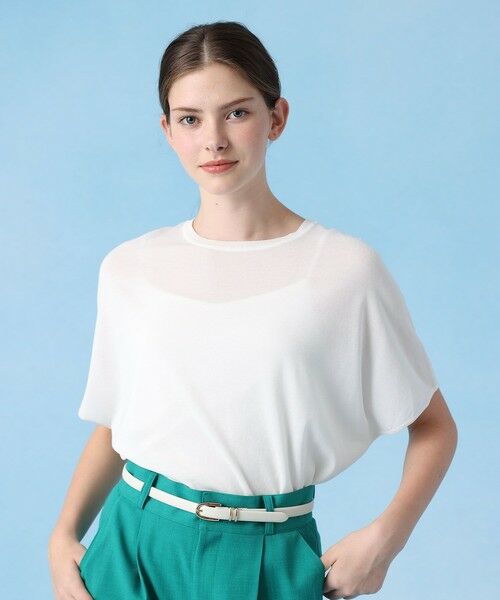 ANAYI / アナイ ニット・セーター | コットンアセテートドルマン プルオーバー | 詳細2