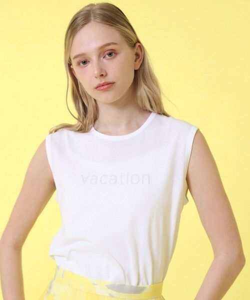 ANAYI/アナイ VACATION ロゴ プルオーバー off white (02) 38 ANAYI/アナイ VACATION ロゴ プルオーバー off white (02) 38