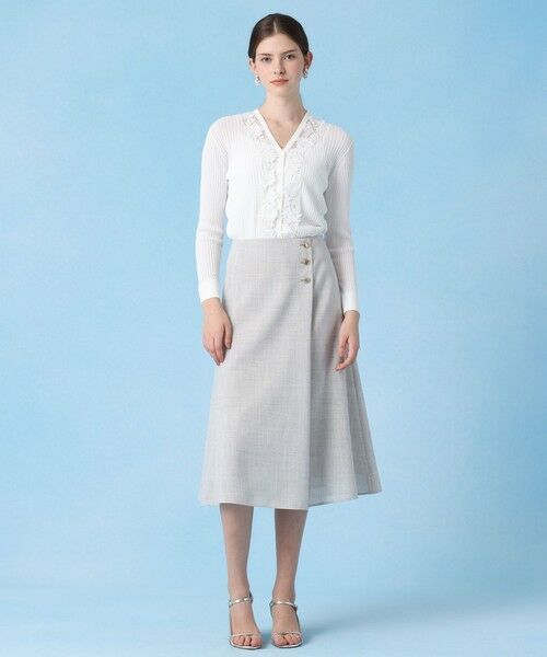 ANAYI / アナイ カーディガン・ボレロ | フルールVネック8分袖カーディガン | 詳細3