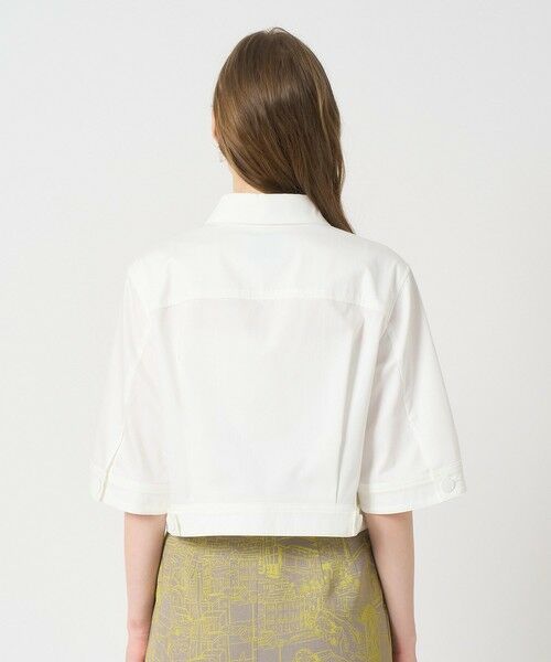 ANAYI / アナイ その他アウター | 【セットアップ対応商品】スラブデニムライク5分袖ブルゾン | 詳細3