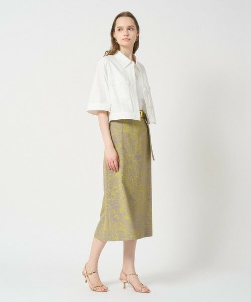 ANAYI / アナイ その他アウター | 【セットアップ対応商品】スラブデニムライク5分袖ブルゾン | 詳細6