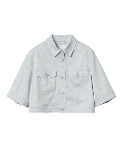 ANAYI / アナイ その他アウター | 【セットアップ対応商品】スラブデニムライク5分袖ブルゾン | 詳細12