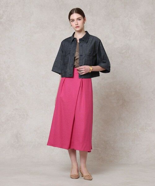 ANAYI / アナイ その他アウター | 【セットアップ対応商品】スラブデニムライク5分袖ブルゾン | 詳細18