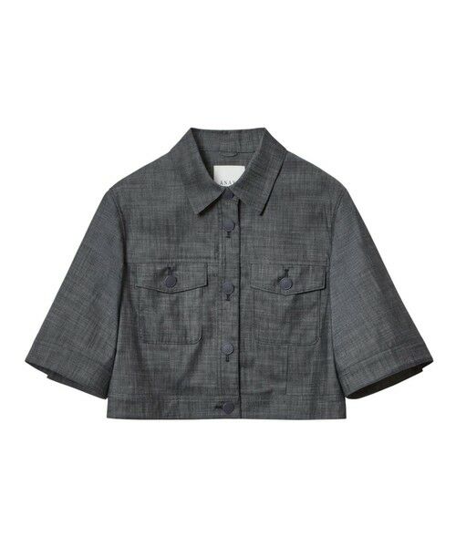 ANAYI / アナイ その他アウター | 【セットアップ対応商品】スラブデニムライク5分袖ブルゾン | 詳細19
