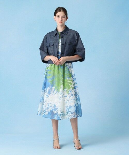 ANAYI / アナイ その他アウター | 【セットアップ対応商品】スラブデニムライク5分袖ブルゾン | 詳細25