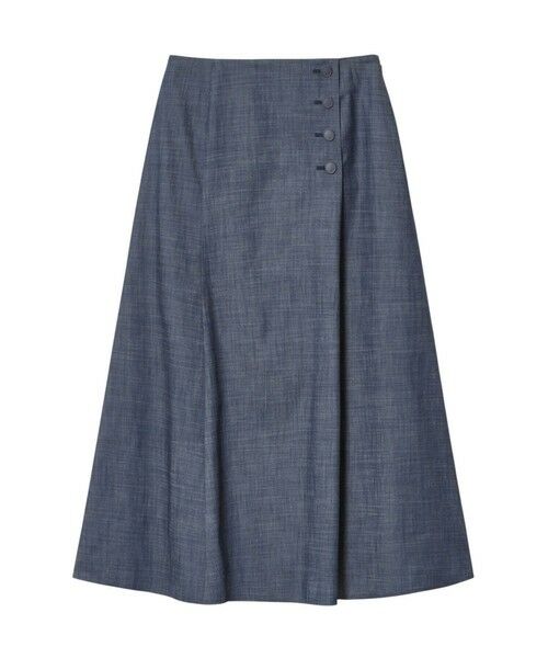 ANAYI / アナイ ロング・マキシ丈スカート | 【セットアップ対応商品】スラブデニムライクアシメ釦スカート | 詳細17