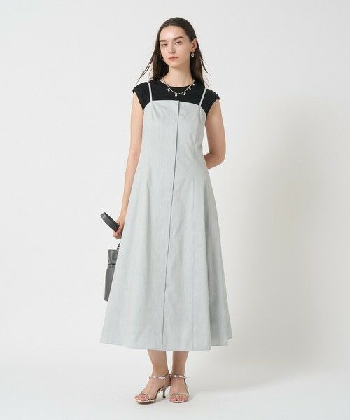 ANAI デニム Aライン ワンピース　美品 セール】 【セットアップ対応商品】スラブデニムキャミ
