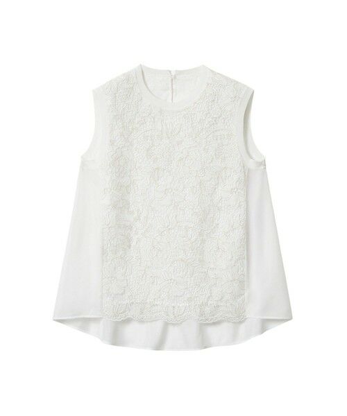 【専用】アナイ ANAYI シアー レース ブラウス トップス 白 試着のみ 専用】アナイ ANAYI シアー レース ブラウス トップス 白 試着