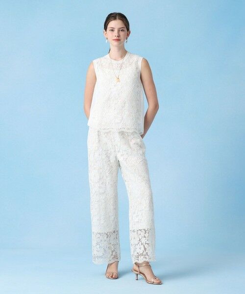 ANAYI / アナイ シャツ・ブラウス | 【セットアップ対応商品】ケミカルレースフレアブラウス | 詳細4