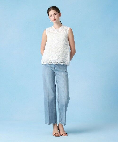 ANAYI / アナイ シャツ・ブラウス | 【セットアップ対応商品】ケミカルレースフレアブラウス | 詳細6