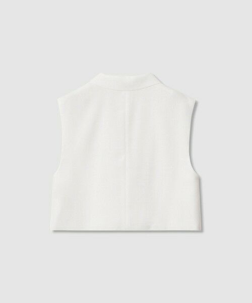 ANAYI / アナイ その他アウター | 【セットアップ対応商品】リネンライクビエラショートジレ | 詳細5