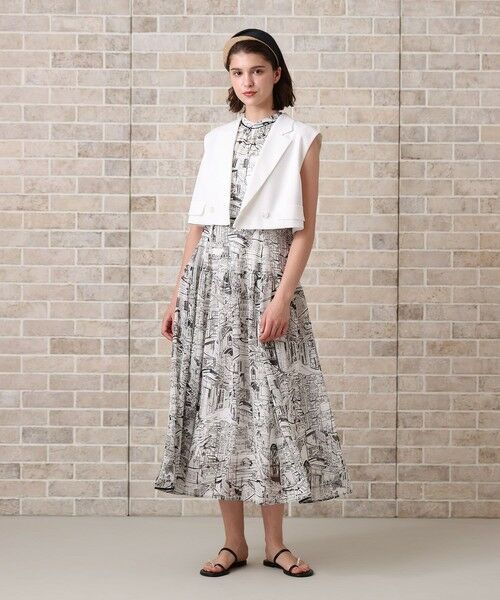 ANAYI / アナイ その他アウター | 【セットアップ対応商品】リネンライクビエラショートジレ | 詳細2