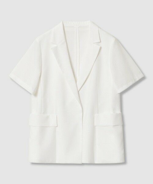ANAYI / アナイ その他アウター | 【セットアップ対応商品】リネンライクビエラ半袖 ジャケット | 詳細7