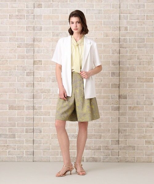 ANAYI / アナイ その他アウター | 【セットアップ対応商品】リネンライクビエラ半袖 ジャケット | 詳細4