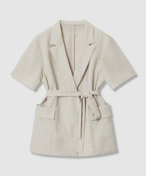ANAYI / アナイ その他アウター | 【セットアップ対応商品】リネンライクビエラ半袖 ジャケット | 詳細11