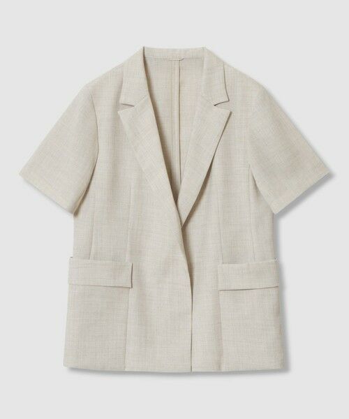 ANAYI / アナイ その他アウター | 【セットアップ対応商品】リネンライクビエラ半袖 ジャケット | 詳細13