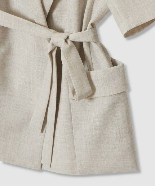 ANAYI / アナイ その他アウター | 【セットアップ対応商品】リネンライクビエラ半袖 ジャケット | 詳細15