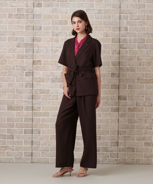 ANAYI / アナイ その他アウター | 【セットアップ対応商品】リネンライクビエラ半袖 ジャケット | 詳細19