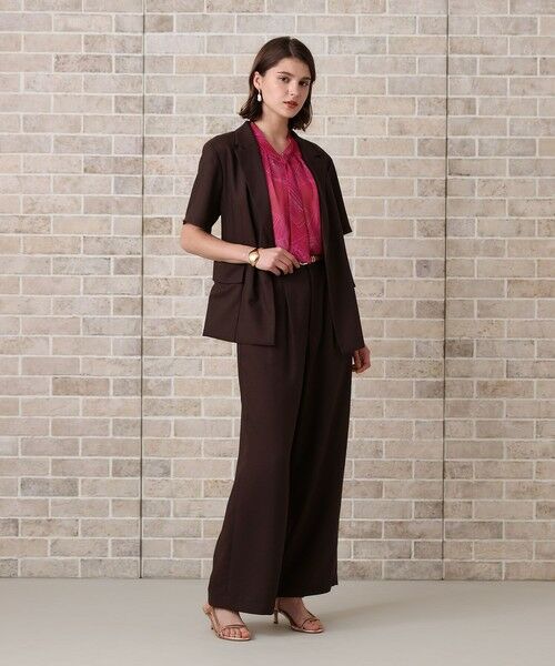 ANAYI / アナイ その他アウター | 【セットアップ対応商品】リネンライクビエラ半袖 ジャケット | 詳細20