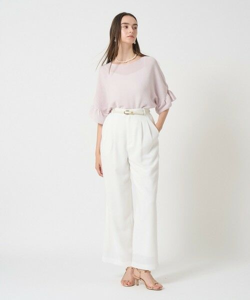 ANAYI / アナイ その他パンツ | 【セットアップ対応商品】リネンライクビエラタックパンツ | 詳細12