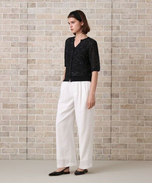 ANAYI / アナイ その他パンツ | 【セットアップ対応商品】リネンライクビエラタックパンツ | 詳細4