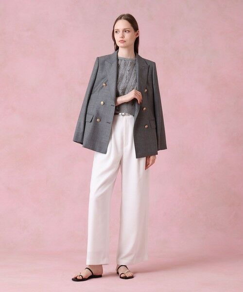 ANAYI / アナイ その他パンツ | 【セットアップ対応商品】リネンライクビエラタックパンツ | 詳細8