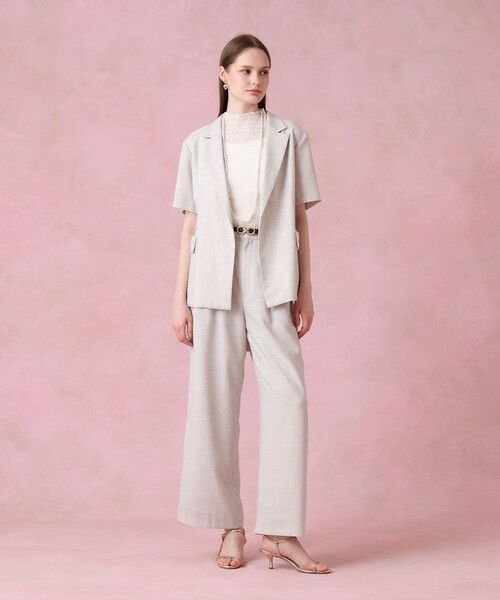 ANAYI / アナイ その他パンツ | 【セットアップ対応商品】リネンライクビエラタックパンツ | 詳細21