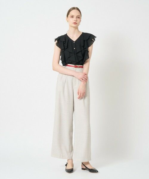 ANAYI / アナイ その他パンツ | 【セットアップ対応商品】リネンライクビエラタックパンツ | 詳細24