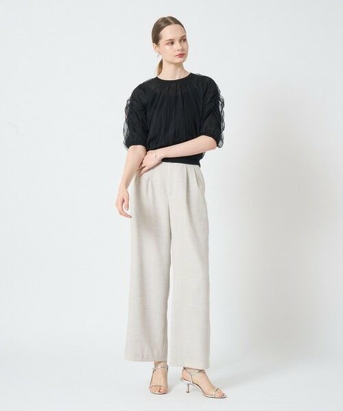 ANAYI / アナイ その他パンツ | 【セットアップ対応商品】リネンライクビエラタックパンツ | 詳細25
