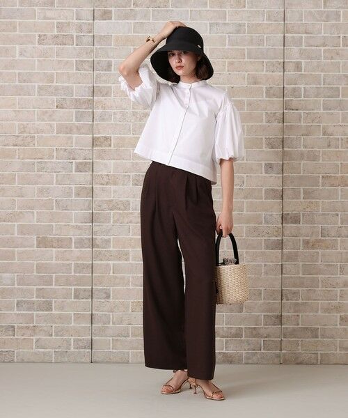 ANAYI / アナイ その他パンツ | 【セットアップ対応商品】リネンライクビエラタックパンツ | 詳細29