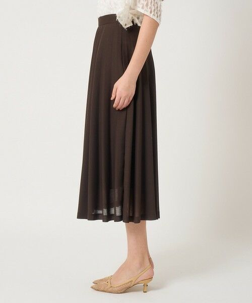シフォンジョーゼット プリーツスカート(71255002-2025