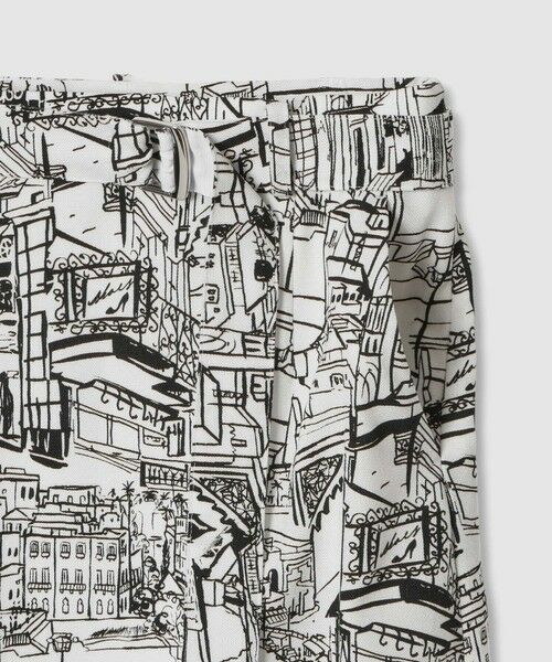 ANAYI / アナイ ミニ・ひざ丈スカート | シティスケーププリントＡライン スカート | 詳細11