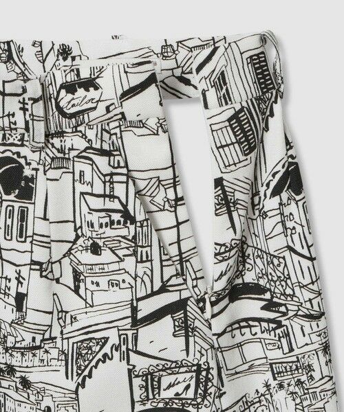 ANAYI / アナイ ミニ・ひざ丈スカート | シティスケーププリントＡライン スカート | 詳細12