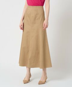 アナイ　ANAYI ロングスカート　金ボタン　ベージュ系 ライトグログランタックスカート | ANAYI/アナイ | 三越伊勢丹
