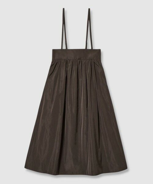 ANAYI / アナイ ミニ・ひざ丈スカート | マイクロタフタサロペット スカート | 詳細11