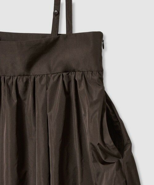 ANAYI / アナイ ミニ・ひざ丈スカート | マイクロタフタサロペット スカート | 詳細14