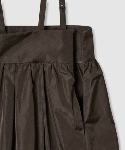 ANAYI / アナイ ミニ・ひざ丈スカート | マイクロタフタサロペット スカート | 詳細15