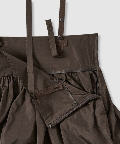 ANAYI / アナイ ミニ・ひざ丈スカート | マイクロタフタサロペット スカート | 詳細18