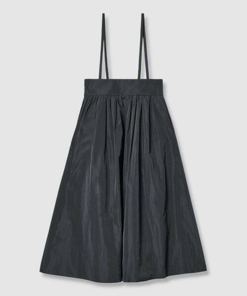 【新品】ANAYI ウールツイルサロペット スカート グレー ANAYI（アナイ）の「ウールツイルストレッチサロペット スカート