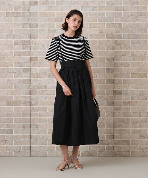 ANAYI / アナイ ミニ・ひざ丈スカート | マイクロタフタサロペット スカート | 詳細20