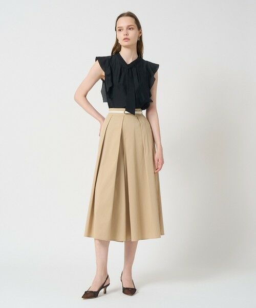 ANAYI / アナイ その他パンツ | 【セットアップ対応商品】ストレッチブロードタックフレアパンツ | 詳細7