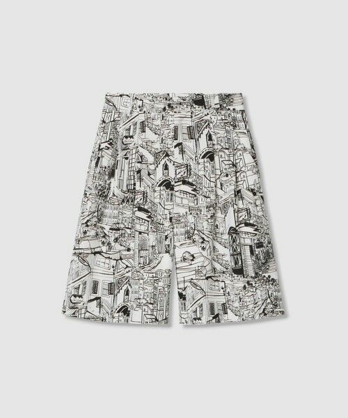 ANAYI / アナイ ショート・ハーフ・半端丈パンツ | シティスケーププリントハーフパンツ | 詳細10