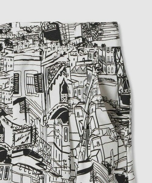 ANAYI / アナイ ショート・ハーフ・半端丈パンツ | シティスケーププリントハーフパンツ | 詳細12