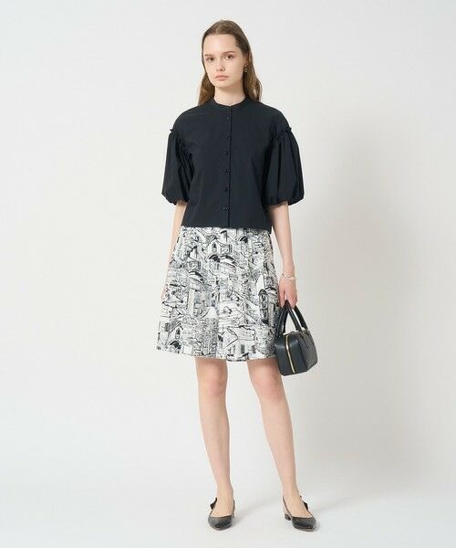 ANAYI / アナイ ショート・ハーフ・半端丈パンツ | シティスケーププリントハーフパンツ | 詳細6