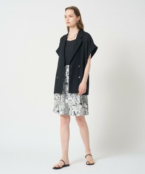 ANAYI / アナイ ショート・ハーフ・半端丈パンツ | シティスケーププリントハーフパンツ | 詳細7