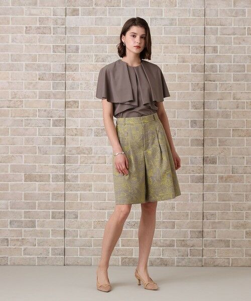 ANAYI / アナイ ショート・ハーフ・半端丈パンツ | シティスケーププリントハーフパンツ | 詳細16