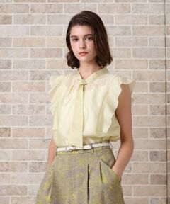 ANAYI / アナイ シャツ・ブラウス | シアーオーガンジーボウタイ ブラウス