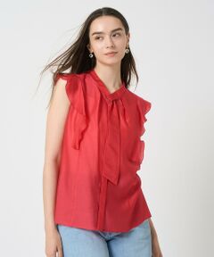 ANAYI / アナイ シャツ・ブラウス | シアーオーガンジーボウタイ ブラウス